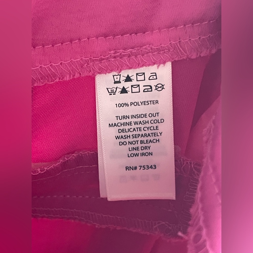 Rachel Zoe NWT Satin Hot Pink Trousers - Picture 8 of 12